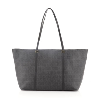 Fendi Shopping Tote Zucca Coated Canvas Medium