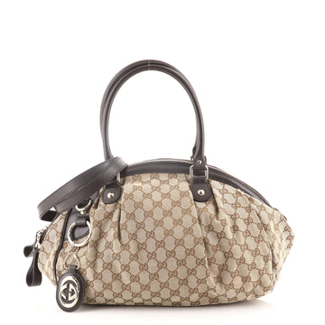 Gucci Sukey Boston Bag GG Canvas