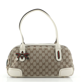 Gucci Princy Boston Bag GG Canvas Small
