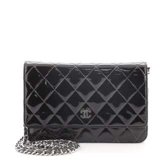 Chanel Wallet on Chain Quilted Patent