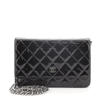 Chanel Wallet on Chain Quilted Patent