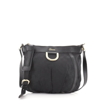 Gucci D Ring Messenger Bag GG Canvas Small