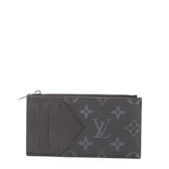 Louis Vuitton Coin Card Holder Monogram Taigarama