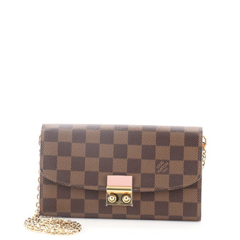 Louis Vuitton Croisette Chain Wallet Damier