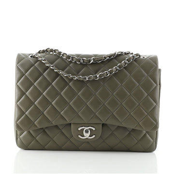 Chanel Classic Double Flap Bag Quilted Lambskin Maxi