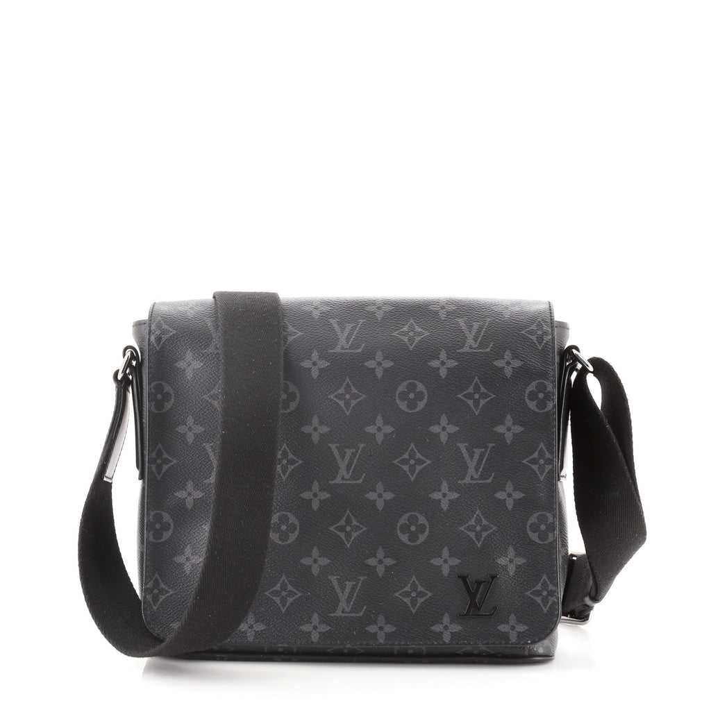 Louis+Vuitton+District+PM+Monogram+Eclipse+Canvas+Shoulder+Bag for sale  online