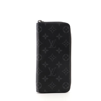 Louis Vuitton Zippy Wallet Monogram Eclipse Canvas Vertical