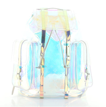 Louis Vuitton Christopher Backpack Limited Edition Monogram Prism PVC GM