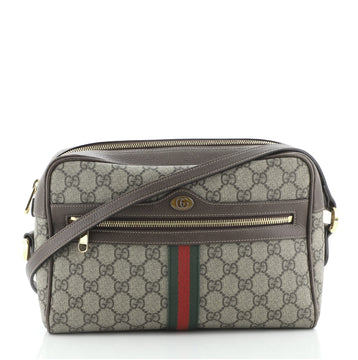 Gucci Ophidia Shoulder Bag GG Coated Canvas Small