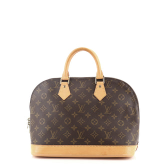 Louis Vuitton Vintage Alma Handbag Monogram Canvas PM
