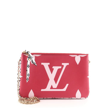 Louis Vuitton Double Zip Pochette Limited Edition Colored Monogram Giant