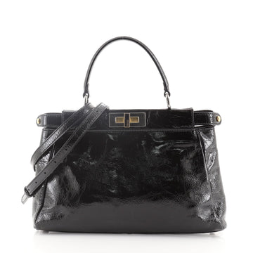 Fendi Peekaboo Bag Patent Regular