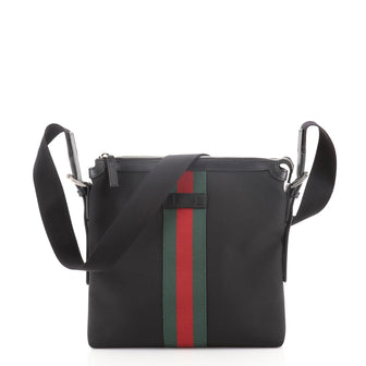 Gucci Web Messenger Bag Techno Canvas Medium