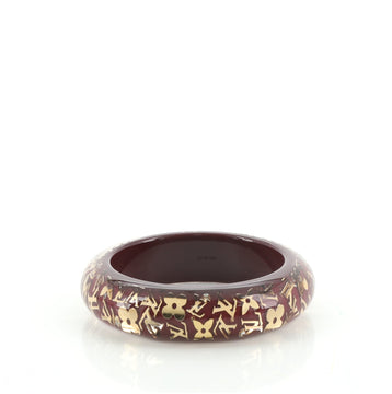 Louis Vuitton Inclusion Bangle Bracelet Resin GM