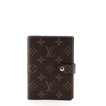 Louis Vuitton Ring Agenda Cover Monogram Canvas PM