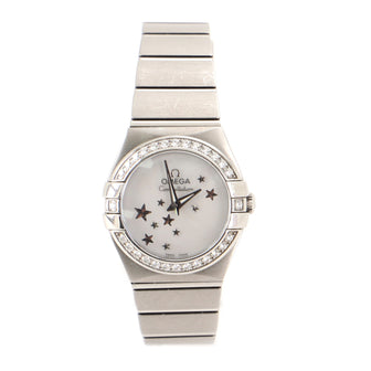 Constellation Orbis Star Quartz Stainless Steel with Diamond Bezel and Mother-of-Pearl 24 Watch