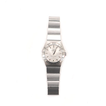Omega Constellation Quartz Brushed Steel 24 Watch