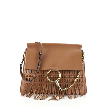Chloe Faye Shoulder Bag Leather Medium