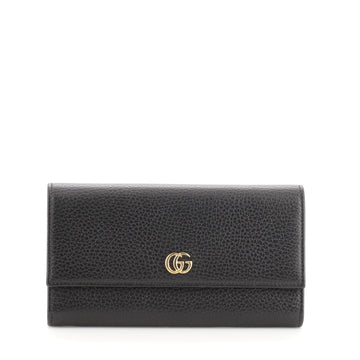 Gucci GG Marmont Continental Wallet Leather Long