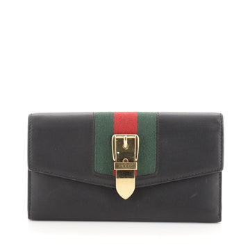 Gucci Sylvie Continental Wallet Leather