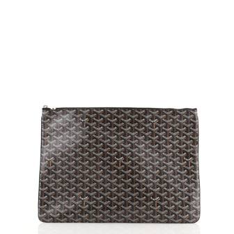 Goyard Senat Zip Pouch Coated Canvas GM
