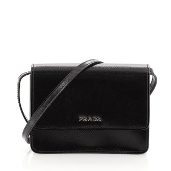 Prada Crossbody Bag Vernice Saffiano Leather Mini