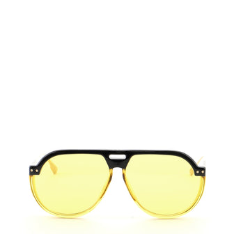 Christian Dior DiorClub3 Aviator Sunglasses Acetate
