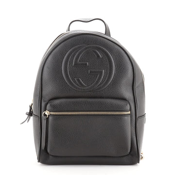 Gucci Soho Chain Backpack Leather