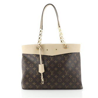 Louis Vuitton Pallas Shopper Monogram Canvas and Calfskin