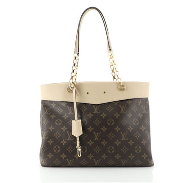 Louis Vuitton Pallas Shopper Monogram Canvas and Calfskin