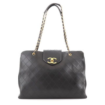 Chanel Vintage Supermodel Weekender Bag Quilted Leather Large