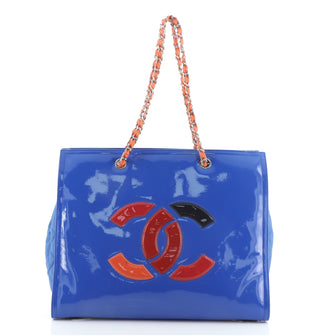 Chanel Lipstick Open Tote Patent Vinyl Large