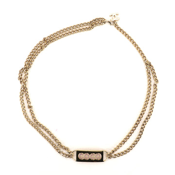 Chanel Coco Double Chain Belt Metal with Crystal