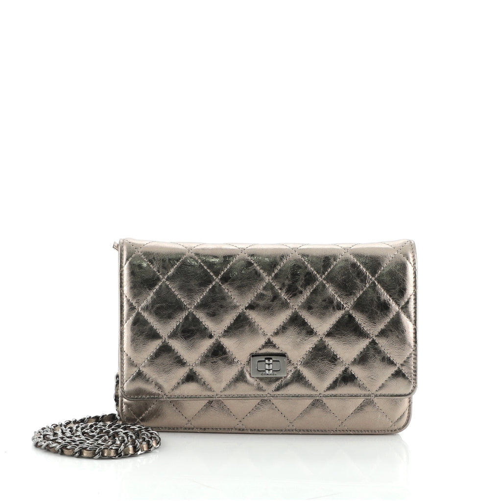 Chanel Reissue 2.55 Wallet on Chain Quilted Aged Calfskin Gold 6595292