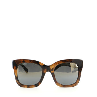 Chanel Baroque CC Wayfarer Sunglasses Printed Acetate