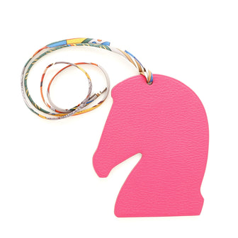 Hermes Samarcande Horse Bag Charm Leather