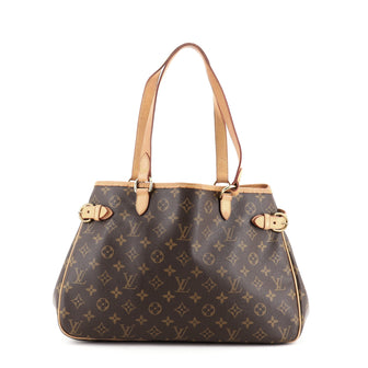 Louis Vuitton Batignolles Handbag Monogram Canvas Horizontal