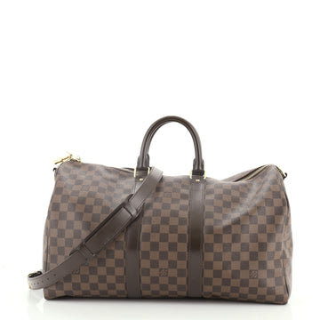 Louis Vuitton Keepall Bandouliere Bag Damier 45
