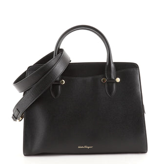 Salvatore Ferragamo Today Satchel Leather Large