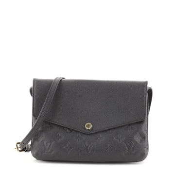 Louis Vuitton Twice Handbag Monogram Empreinte Leather