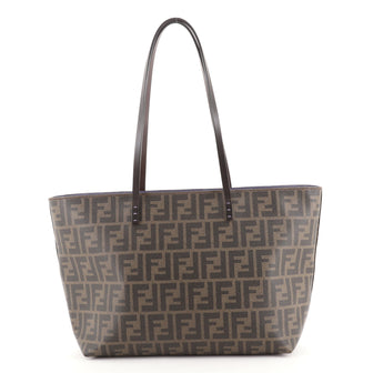 Fendi Roll Tote Zucca Coated Canvas Medium