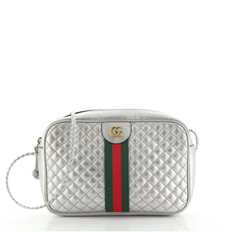 Gucci Trapuntata Camera Bag Quilted Leather Small