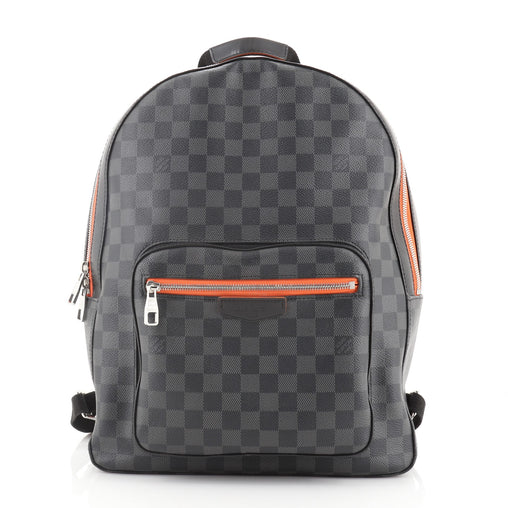 louis vuitton backpack josh damier Louis Vuitton Josh Backpack Damier Graphite Black 6609426