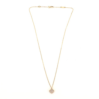 Van Cleef & Arpels Sweet Alhambra Mother of Pearl Necklace 18K Yellow Gold
