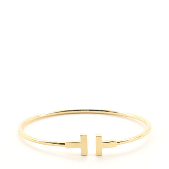 Tiffany & Co. T Wire 18K Yellow Gold Narrow Bracelet