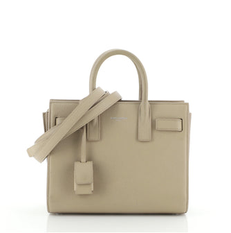 Saint Laurent Sac de Jour Bag Leather Nano