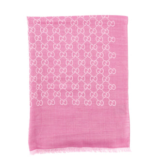 Gucci GG Scarf Wool and Silk