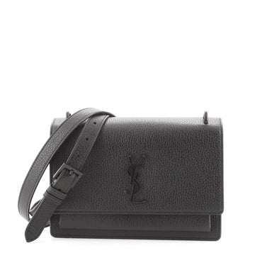 Saint Laurent Sunset Satchel Leather Medium