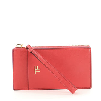 Tom Ford TF Wristlet Zip Pouch Leather Mini