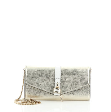 Chloe Aby Chain Wallet Leather